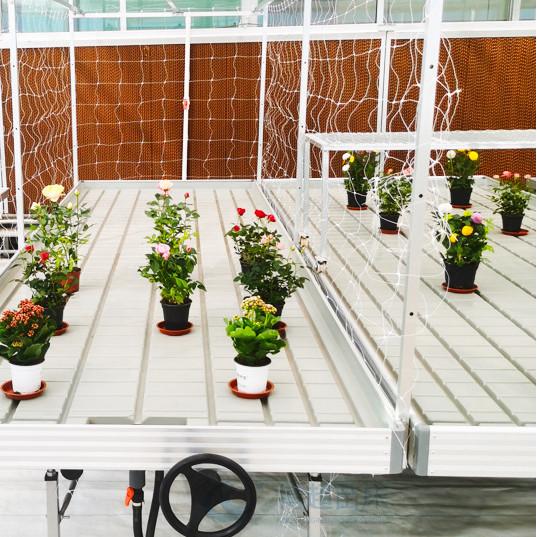 Buy cheap Flower Vegetable Growing Rolling Grow Table with PC Sheet Cover Material from wholesalers