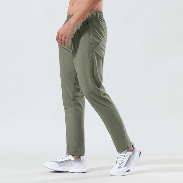 Sports Quick Dry Pants Men Summer Loose Thin Ice Silk Outdoor Running Fitness