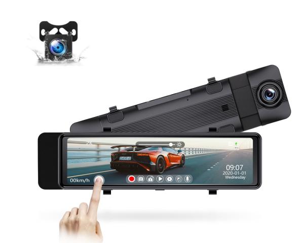 Buy cheap Voice Control 10.88 Inch Dual Car DVR WDR Right Side Reverse Camera from wholesalers