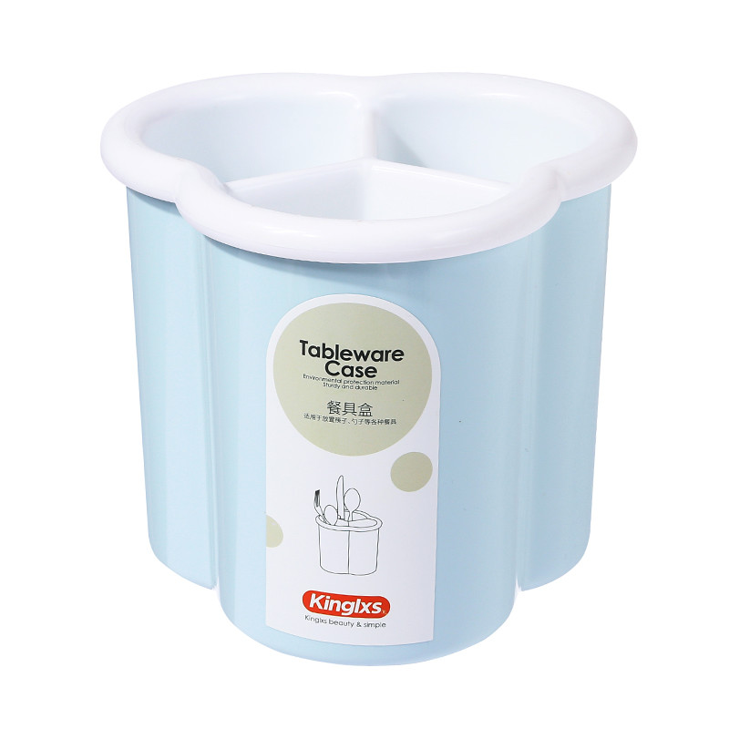 Three Grids Tableware Storage Box For Knife And Fork Storage