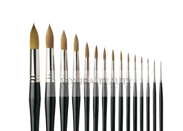Pro 15 Pieces Body Makeup Paint Brushes Watercolour Oil Paint Round Brush