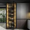 Buy cheap Custom Kitchen Cabinet Handleless Push Open Matt White Cupboard Lacquer Finish Kitchen Furniture from wholesalers