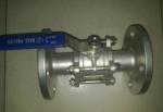 ASME 150# 3PC Flange ISO 5211 Stainless Steel Ball Valve High Performance ANSI