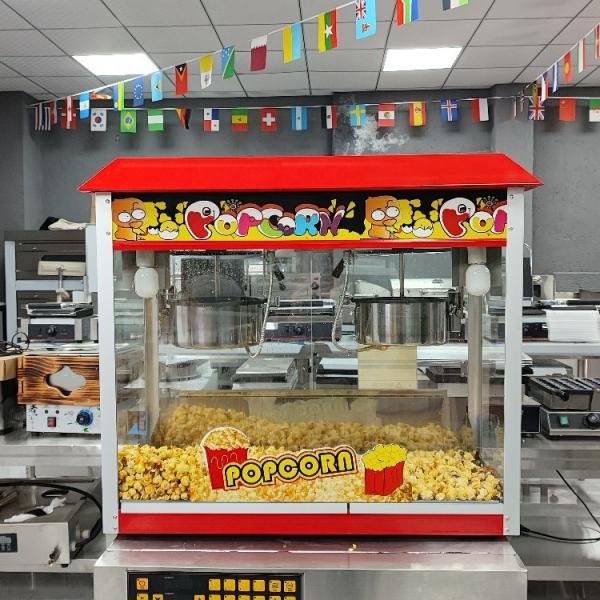 Buy cheap Industrial Caramel Double Pot Popcorn Machine Commercial Popcorn Maker for Your Event from wholesalers