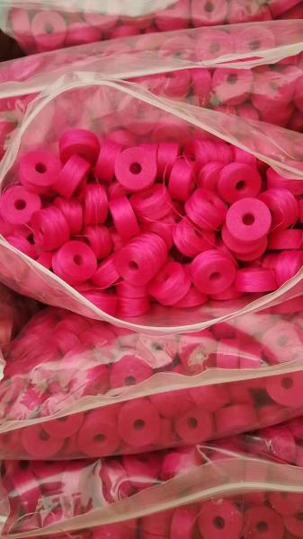 Buy cheap Coreless Embroidery Bobbin Thread 1.2L 75D / 2 128 Length White Color from wholesalers