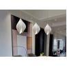 Buy cheap Ceramic Porcelain White Flower Decorative Chandelier Wedding Pendant Lamp For Hotel from wholesalers