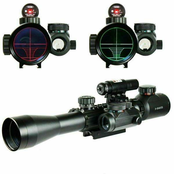 Illuminated Rifle C3-9x40 Tactical Holographic Sight With Red Laser Holographic