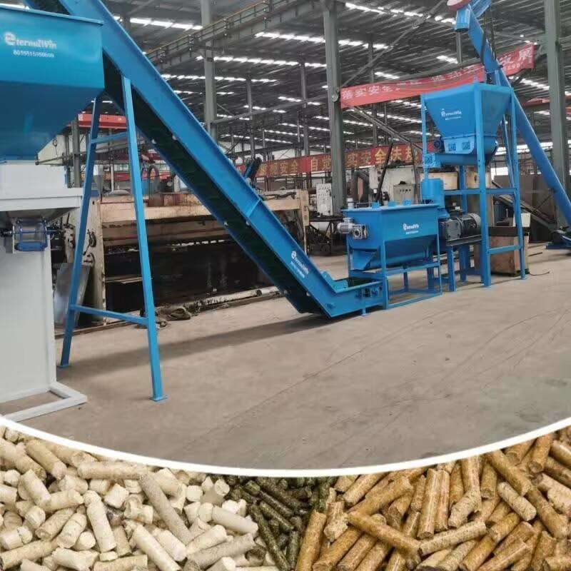 Affordable Wood Pellet Production Line With Blade Wearing Parts And Pelletizing System