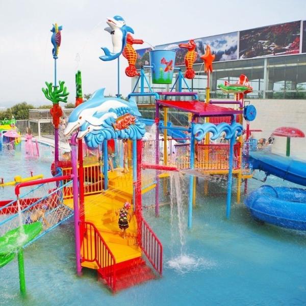 Buy cheap Large Capacity Garden Splash Water Playground With Children Water Slide from wholesalers
