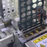 Cylindrical Automatic Battery Stickers Machine 18650 Lithium Ion Battery