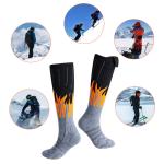 7.4V 3350mAh Rechargeable Battery Electric Heated Socks For Outdoor Riding