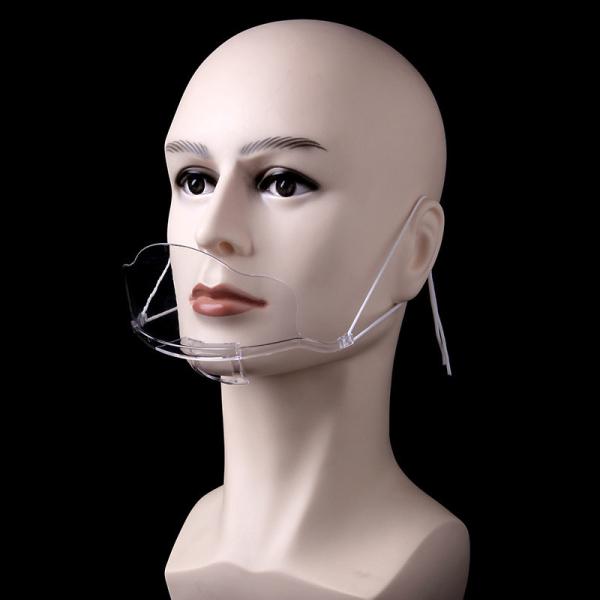 Buy cheap 13.1G Hygiene Thick Transparent Plastic Face Cover from wholesalers
