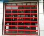 Sectional Organic Tempered Frosted Glass Panel Garage Doors