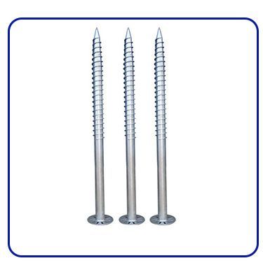 U Shape Galvanized Steel Ground Screw Pile