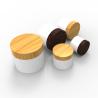 Buy cheap Silk-screen Printed 10g 20g 30g 50g 100g 150g 200g 250g Double Wall PP Jar with Bamboo Cap from wholesalers