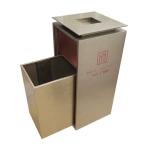Outdoor Decorative Pull Out Stainless Steel Dustbin Use For School