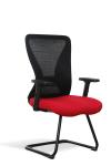 Metal Frame Desk Mesh Office Swivel Chair 0.178CBM Black Nylon 60cm