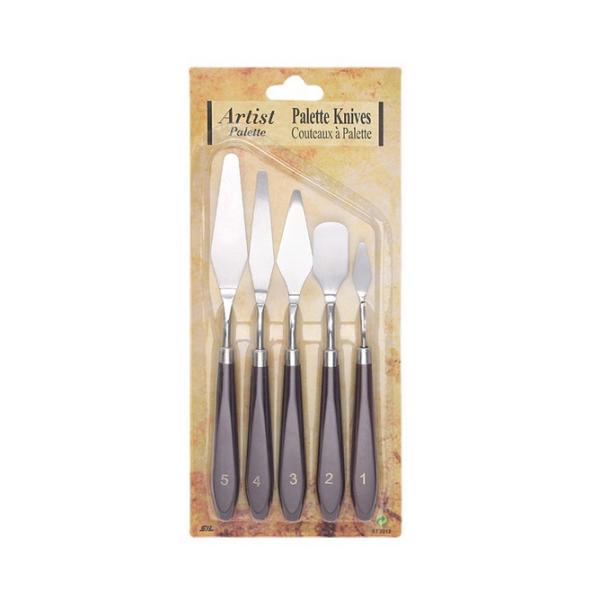 Buy cheap Stainless Steel Palette Knife Set 5 Piece Art Tools Kit For Oil And Acrylic Painting from wholesalers