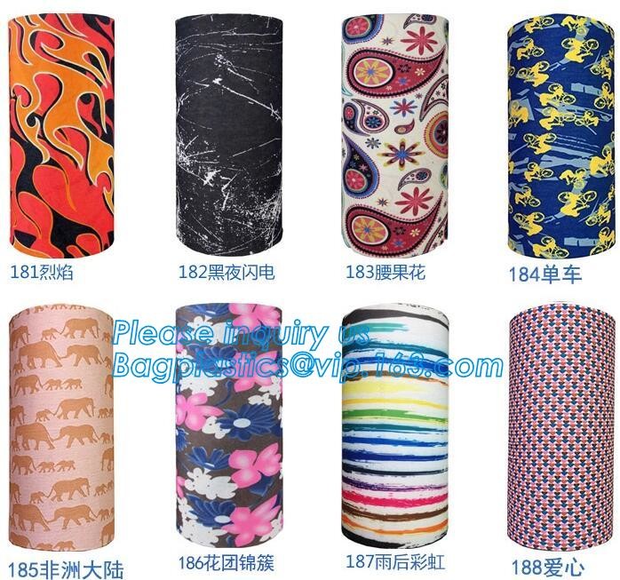 Hot sale fashion design printing multifunctional custom cheap 100% cotton bandana,microfiber plain custom made bandana