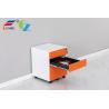 Buy cheap 3 Drawers Metal Steel Office Cabinet White A4 / F4 File Drawer Mobile Pedestal from wholesalers