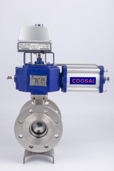 Buy cheap Abrasion Resistant V Notch Ball Valve For Automatic Process Industry from wholesalers