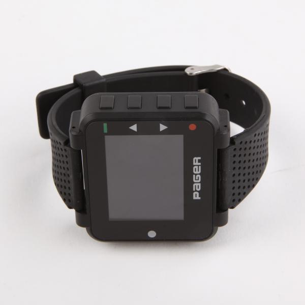 Buy cheap 137-930 MHZ wireless strong signal intensity wrist watch pager for restaurant ,hospital, office and so on. from wholesalers