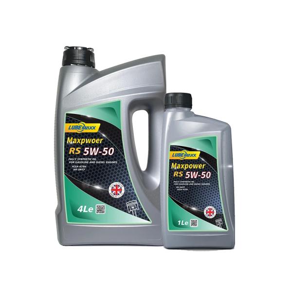 Buy cheap Lubemaxx Maxpower RS SAE 5W50 Engine Oil Dirt And Deposits Resistant For Passenger Car from wholesalers