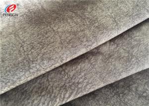 Wholesale Warp Knitting Polyester Sofa Cover Fabric , Soft Velvet Upholstery Fabric from china suppliers