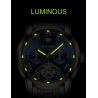 Buy cheap KINYUED Luminous clock hands man stainless steel wristwatches automatic tourbillon movement from wholesalers