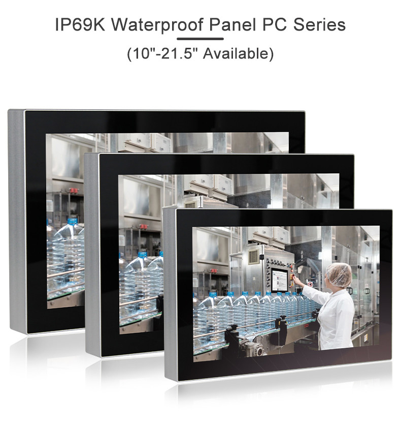 IP67 Waterproof Sunlight Readable Touchscreen Core I3 Industrial Touch Screen Panel PC