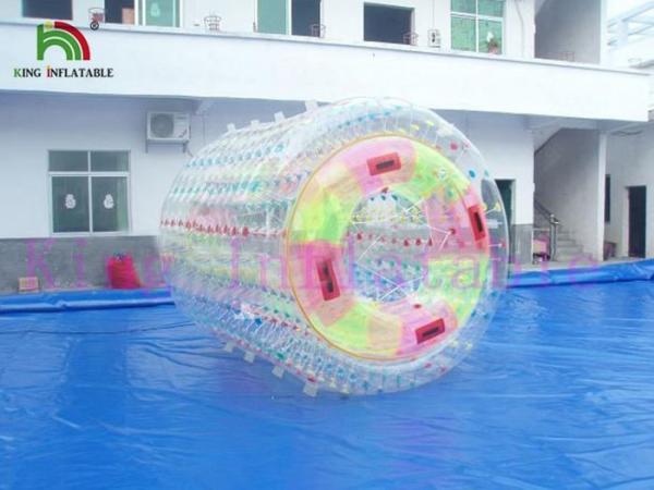 Water Game Colorful Inflatable Water Rolling Toy By Fire - Resistance 1.0mm PVC