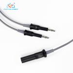 3.00M Cable Autoclavable Bipolar Forceps Cable Usa 2Pin Plug 2 Banana