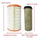 Diesel Engine Air Filter for Foton Ruiwo Es3/160 Truck Essential Spare Parts Car