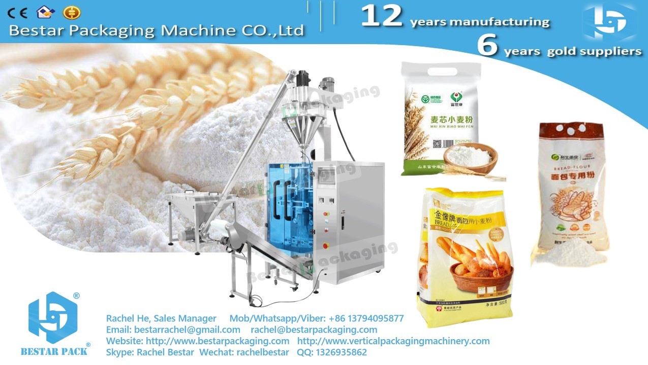 [BESTAR] automatic packaging machine for powder pouch 500g, 1kg BSTV-450DZ