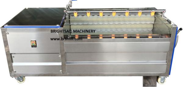 Buy cheap 3-4kw 237r/Min Potato Washing And Peeling Machine from wholesalers