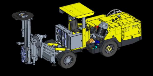 Underground Mine Top Hammer Drill Rig Hydraulic Medium Deep Hole Drilling
