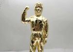 Buy cheap Disease Resistance Hero zinc alloy 250mm Height Custom Trophy Awards from wholesalers