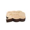 Buy cheap Baby 13 Pcs Wooden Milestone Discs First Year Monthly Milestone Cards from wholesalers