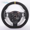 Buy cheap 400mm Full Leather Alcantara Porsche 992 Steering Wheel Yellow Stripe from wholesalers