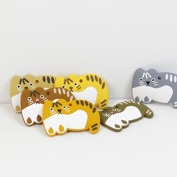 Buy cheap Animal Cat Kitten Silicone Baby Teether BPA Free For Toddler Teething from wholesalers
