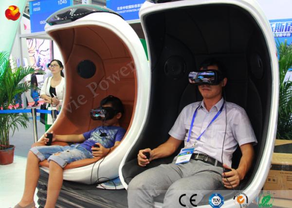 Buy cheap KTV 9d Virtual Reality Cinema Amument Park Rides VR Games Egg Two Chairs from wholesalers