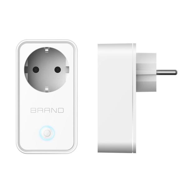 Buy cheap Smart Wireless EU Smart Plug 30 Meters Indoor Radio Range 2.4G Wifi Radio Protocol from wholesalers