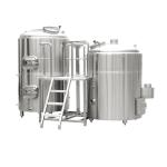 8BBL 2 Vessel Brewhouse Turn Key Beer Brewing Equipment Tri - Clamp Connection