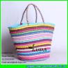Buy cheap LUDA western popular colorful summer paper straw crochet shopper tote bag from wholesalers