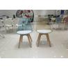 Buy cheap Recycled Clear Acrylic Kitchen Chairs No Impurities Tulip Cushion from wholesalers