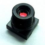 1/4" 3.7mm F2.8 Megapixel M7x0.35 mount non-distortion lens, 3.7mm M7 lens