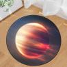Buy cheap Planet Round Area Rugs Machine Washable Gaming Chair Rug from wholesalers