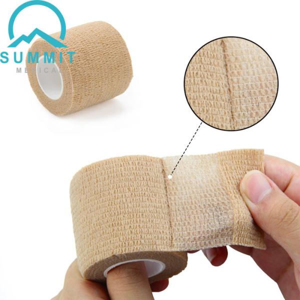 Buy cheap Tan Color Nonwoven Self Adherent Bandage Wrap 2 Inches X 5 Yards from wholesalers