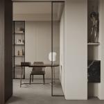 Creamy Whole House Design Contemporary Beige Home Furniture Kitchen Cabinet