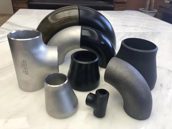 Buy cheap 45D 90D 180D Carbon Steel Butt Welded Pipe Fittings ASME B16.9 B16.28 A234WPB from wholesalers